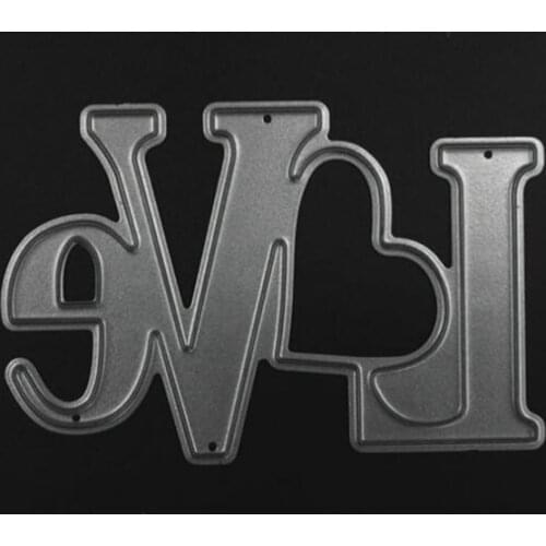 YLCD323 LOVE Metal Cutting Dies For Scrapbooking Stencils DIY Album Cards Decoration Embossing Folder Die Cutter Template Mold