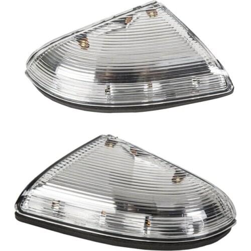 2 Pcs Car Front Side Mirror Turn Signal Light Lamp for 09-14 Dodge Ram 1500 10-14 2500, Right & Left