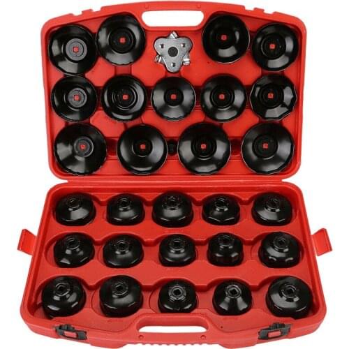 30pcs Oil Filter Cap Wrench Cup Socket Tool Set For Mercedes BMW VW Audi Volvo Ford