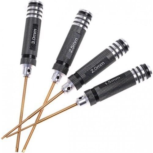 4PCS Hex Screw Driver Tools Screwdriver Kit For RC Helicopter FPV Racing Drone RC Quadcopter Car Model Tool