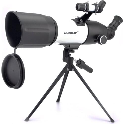 Visionking CF80400 Refraction Astronomical Telescope Monocular (80/400mm) For Space Night Moon Star Observation With Tripod