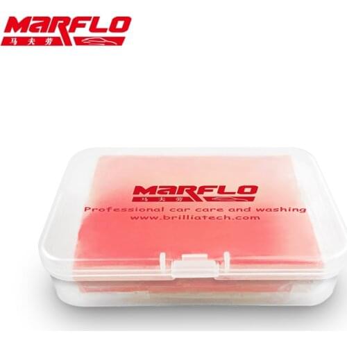 Marflo 5pcs/lot Car Wash Detailing Magic Clay Bar 100g Fine Medium King Grade Heavy 80g Detail Bar