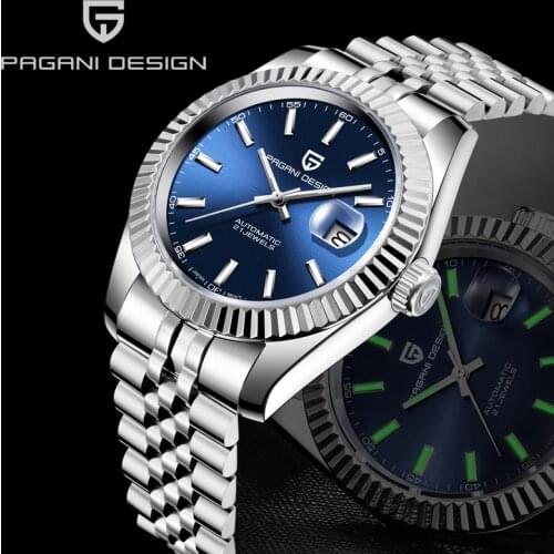 Mens Watches 2021 New Top Luxury Brand PAGANI Design Fashion Automatic Mechanical Steel Watch Men Military Sport Wristwatch+box