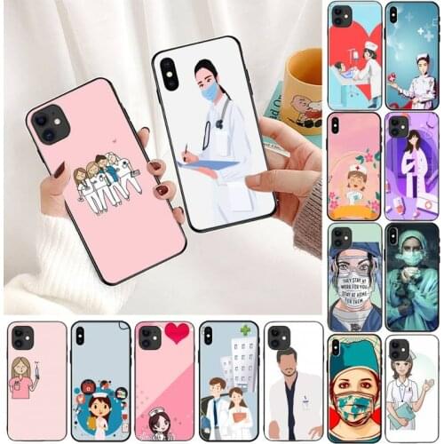 YNDFCNB Medicine Nurse Doctor Dentist Phone Case For iPhone 11 8 7 6 6S Plus X XS MAX 5 5S se 2020 11 12pro max iphone xr case