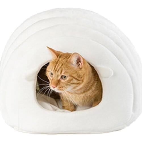 Pet dog bed house cama para perro casa katten mand beds for small dogs chihuahua cats panier kennel cage indoor cueva puppy nest