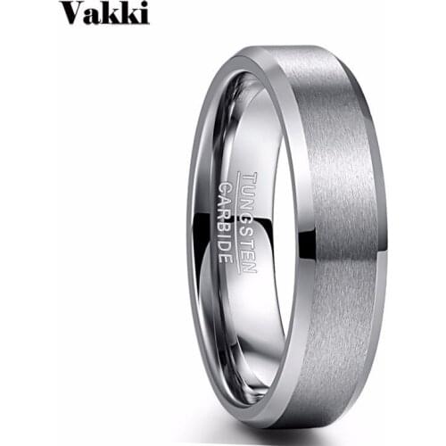 New Hot Sales Solid Classic New Pattern Mens Tungsten Wedding Rings Punk Style Rings For Male Men Birthday Present