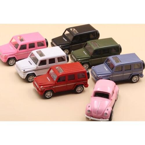 2021 Car Model Toy Pull Back Car Toys Mini Four-wheel Inertia Vehicle Plastic Friction Stunt Car For Kids Children