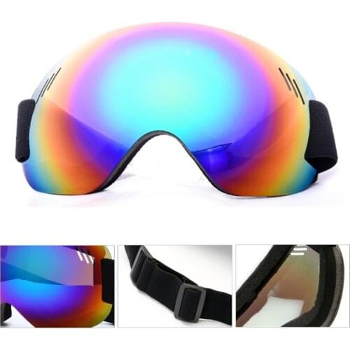 Outdoor Ski Goggles Skiing Snowboard Goggles Men Women Anti-Fog UV Protection Spherical Lens Frameless Snow Cycling Goggles