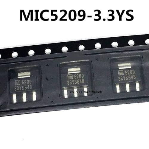 Original 10pcs/ MIC5209-3.3YS SOT223 3.3V