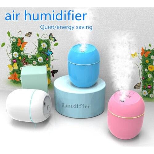 Portable Air Humidifier USB Sprayer Water Replenishing Instrument Home Car Fogger Mist Maker With LED Night Lamp