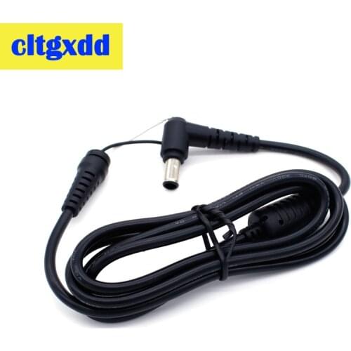 Cltgxdd 1pcs DC 6.5 x 4.4 6.0*4.4mm Power Supply Plug Connector With 1.2meter Cord / Cable for Sony Vaio Laptop Adapter Charger