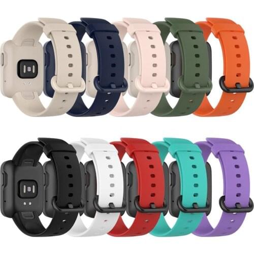 Rubber Strap For XiaoMi Mi Watch Lite Bracelet Silicone Strap Watch Band For Xiaomi Watch Lite Correa Accessores