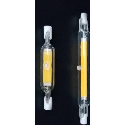 Dimmable R7s LED J78 J118 7W 12W 15W 25W COB Bulbs Ceramic Glass Tube Light Ampoule Replacement 70-200W Halogen Bombillas Lights