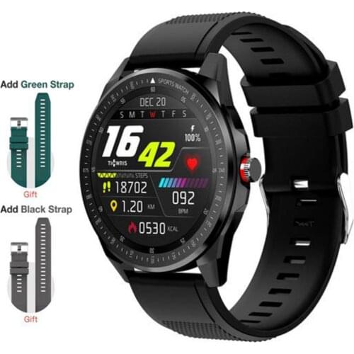 TICWRIS Smart Watch IP68Waterproof Sports Fitness Wristband Heart Rate 1.3 Inch Touch Screen Smartwatch For Android IOS 2020