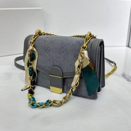 Crocodile Pattern Shoulder Messenger Bags For Women 2021 New Fashion Handbags Female Crossbody Bag Luxury Sac Femme Bolsos Mujer