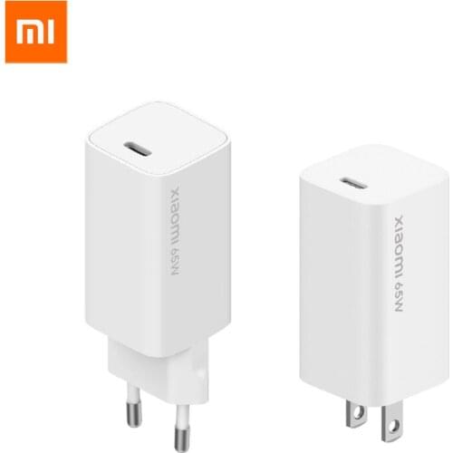 Xiaomi GaN 65W Travel Charger USB Type-C PD Quick Charge 5V/9V/12V/15V=3A 10V=5A 20V=3.25A for iPhone Xiaomi