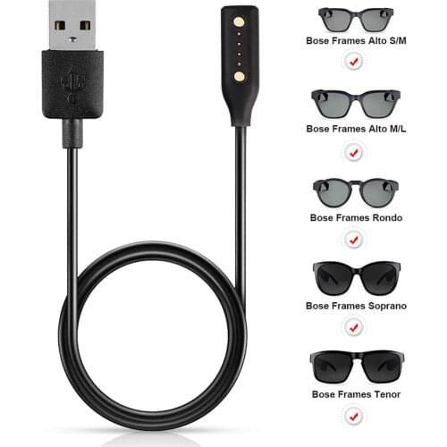 Charging Cable For Bose Frames Alto S M L Smart Glasses Charger For Bose Frames Rondo Soprano Tenor Magnetic Portable Adapter