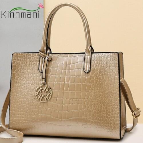 Classic Stone Pattern Handbags For Women High Quality PU Leather Shoulder Bags Luxury Designer Ladies Fashion Package And Purse