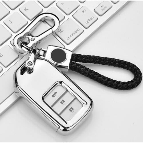 Hard TPU Car Key Case Cover Shell For Honda Accord 9 Crider City 2013-2017 BRV HRV CRV Jazz Vezel Spirior Odyssey Civic Fit Jade