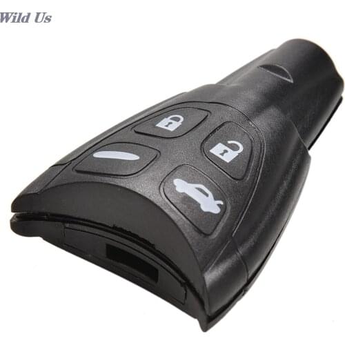 1PCS Key Case For Car Key Shell For SAAB 93 95 9-3 9-5 WF Replacement Keyless Entry 4 Button Remote Key Shell Top Quality