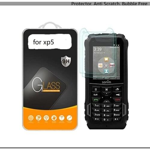 2 Pack) Supershieldz for Sonim XP5 Tempered Glass Screen Protector, Anti Scratch, Bubble Free