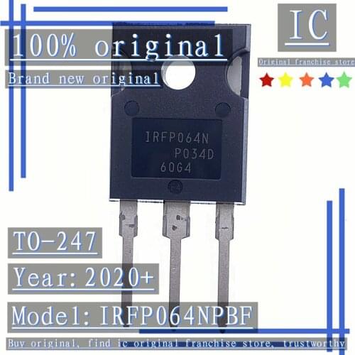 2020+ 100% Brand new original 10PCS IRFP064NPBF IRFP064N TO-247 Field effect tube 55V 110A 200W