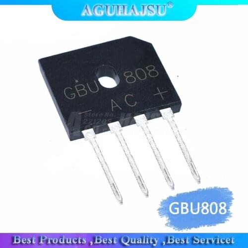 5pcs/lot GBU808 8A 800V Bridge Rectifier Wholesale