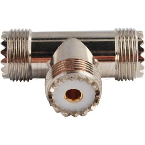 Superbat UHF Adapter UHF Jack to UHF Female 2 Way "T" Type-British Version