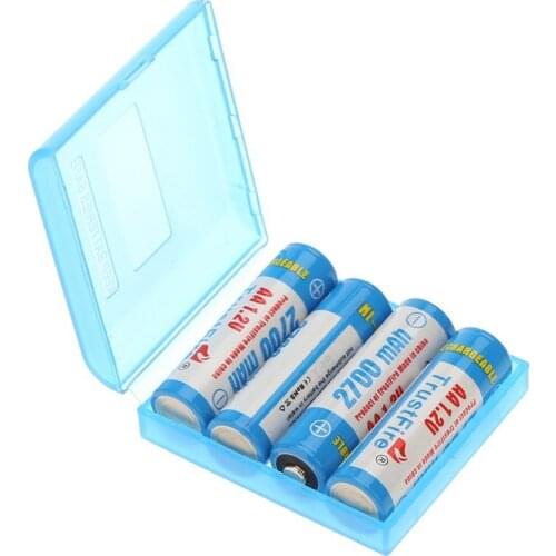 20pcs/lot TrustFire AA 2700mAh 1.2V Rechargeable Ni-MH Battery AA Batteries With Package Box For Toys/Flashlights/Remote Control