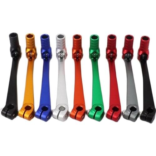 Motorcycle CNC Aluminum Folding Gear Shift Lever For Kayo Apollo Bosuer 110/125/140/150/160/250cc Dirt Bike Pit Bikes Gear Lever