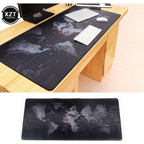 Big Mouse Pad Gaming Large Mousepad Gamer World Map Computer Mouse Mat Office Desk Mat Keyboard Long Keyboard Pad for Game Big