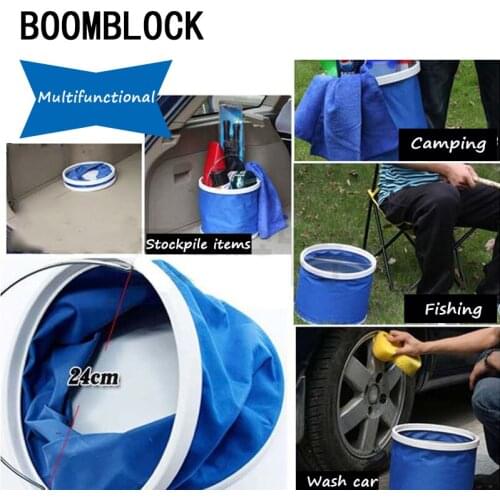 BOOMBLOCK 1set Car Cleaning Wash Water Bucket Trunk Styling For Opel Astra H G J Volvo S60 V70 XC90 Citroen C5 C4 C3 Subaru