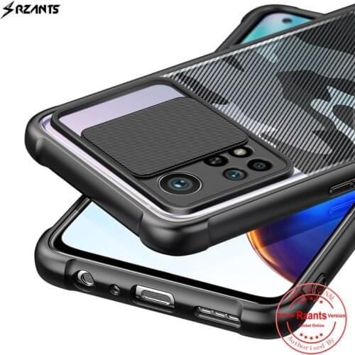Rzants For Xiaomi Mi 10T Xiaomi Mi 10T Pro Case Soft [Camouflage Lens] Lens Protection Shockproof Airbag Thin Half Clear Cover