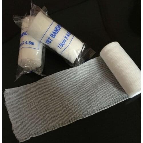 Elastic Bandage First Aid Kit Gauze roll Wound Dressing Medical Nursing Emergency Care Bandage Outdoor Sports Sprain Treatment