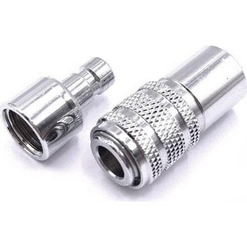 G1/4 Thread Water Stop Valve Brass Switch Cooling System Water Stop Valve for Computer Water Cooling System