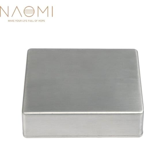 NAOMI Guitar Effects Box Aluminium Stomp Box 1590BB Style Guitar Effect Pedal Case Storage Holder Guitar Parts & Accessories