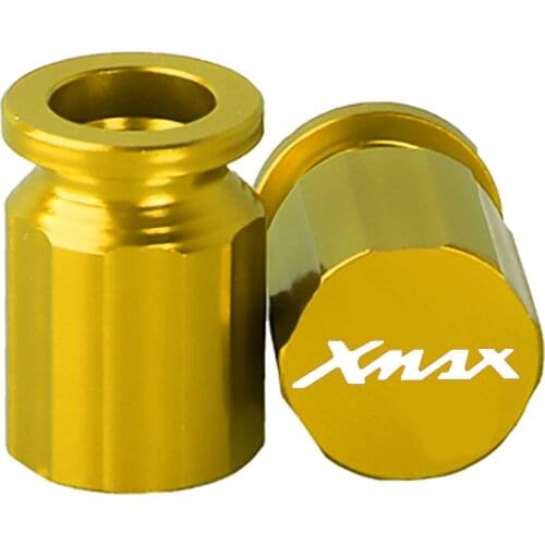 Motorcycle Tyre Valve CNC Aluminum Tire Air Port Stem Cover Cap Accessories For Yamaha XMAX 125 250 300 400 All Year