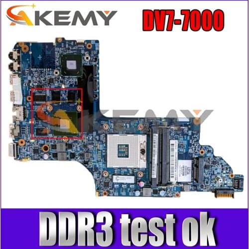For HP ENVY DV7-7000 711509-501 N13P-GLR-A1 SLJ8C DDR3 Notebook motherboard Mainboard full test 100% work