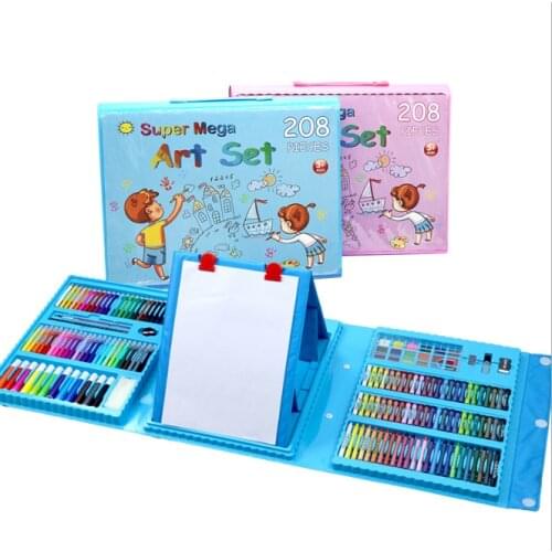 208 pieces watercolor pen set with drawing board Painting tool set