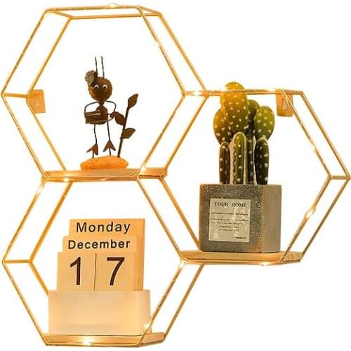 Nordic wall decoration shelf stable load-bearing living room dining room background wall hanging package