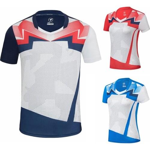 New Men sport Badminton shirts Quick-dry Running Gym Women shirts , Tennis sleeve shirts ,Table Tennis shirts sports t shirt