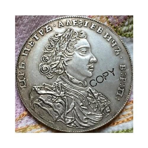 Wholesale 1710 russian coins 1 Rouble copy 100% coper manufacturing old coins
