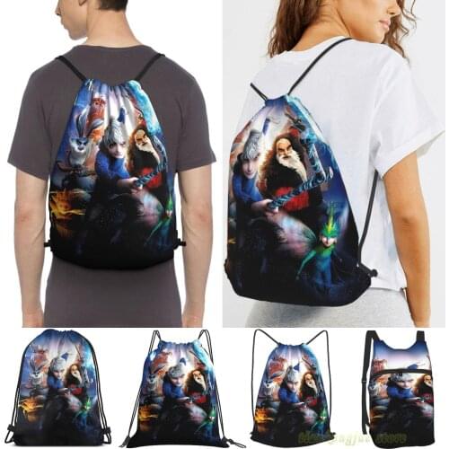 Rise Of The Guardians Women Drawstring Sackpack Gym Bags Men Outdoor Travel Backpacks For Training Fitness Swimming Bag
