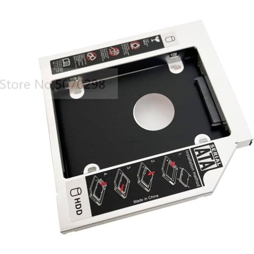 SATA 12.7mm 2nd Second HDD SSD Hard Drive Optical bay Caddy Frame Enclosure Adapter for Acer Aspire 5241 5332 5732 DS-8A4SH