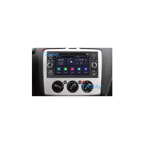 Android touch screen Tesla style GPS Navigation For-Ford Focus C-MAX 2005 auto Multimedia Video Player car Stereo 8 core 4G+64G