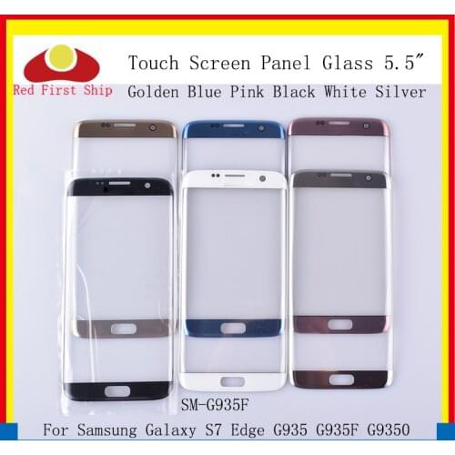 10Pcs/lot Touch Screen For Samsung Galaxy S7 Edge G935 G935F G9350 SM-G935F Touch Panel Front Outer S7 Edge LCD Glass Lens