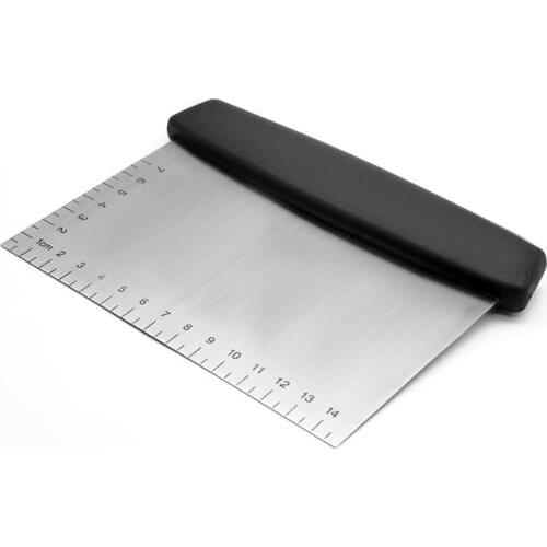 Stainless Steel Dough Icing Fondant Scraper Cake Decorating Baking Pastry Tool