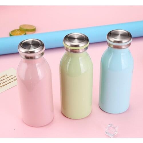 350ml Double Wall 304 Stainless Steel Thermal Flask Fashion Vacuum Thermos Portable Outdoor Cup Hot Cold Drink Bottle