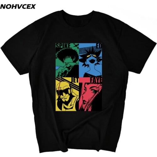 Cowboy Bebop T Shirt Unisex Harajuku High Quality O-neck Top Tee