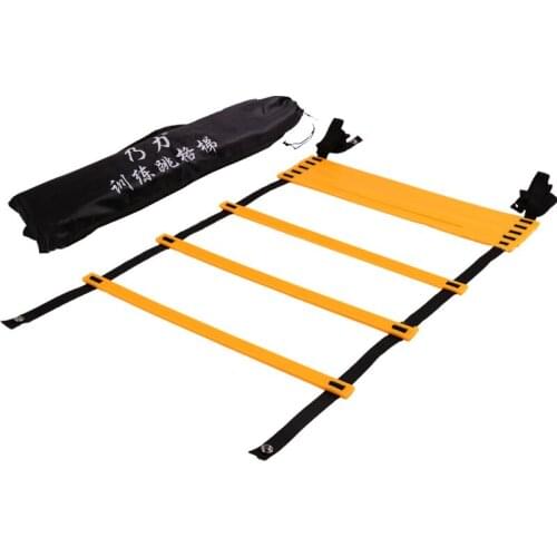 3/6/8M Speed Agility Fitness Training Ladder Footwork Football 6/12/16 Rung Soccer Straps